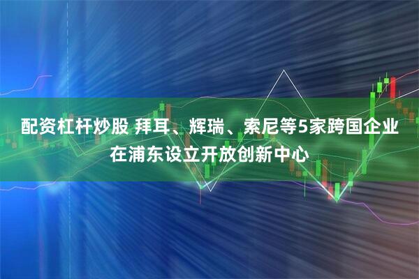 配资杠杆炒股 拜耳、辉瑞、索尼等5家跨国企业在浦东设立开放创新中心