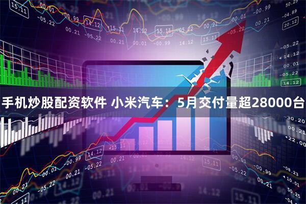 手机炒股配资软件 小米汽车：5月交付量超28000台